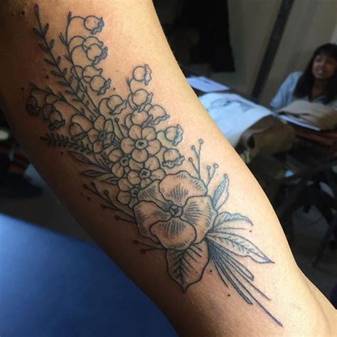 Aftercare and Maintenance for Birth Flower Bouquet Tattoos