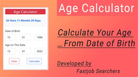 Age Calculation in Google Sheets