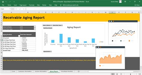 Ageing Report Template in Excel