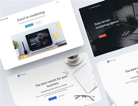 Agency website template