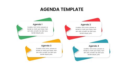 Agenda Slide Template 4