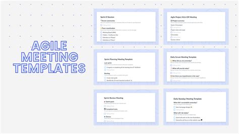 Agile Meeting Template