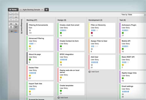 Agile Project Management Template Excel Layout