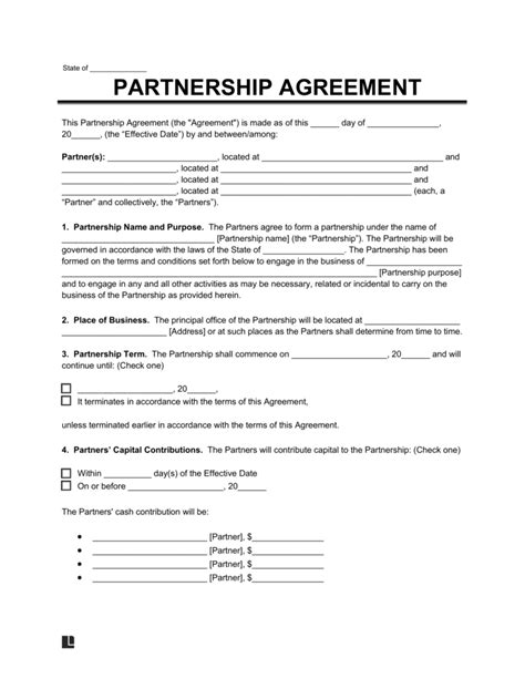 Agreement Template