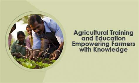 Agricultural Education and Training Practices