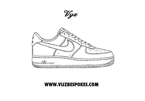 Air Force 1 template design