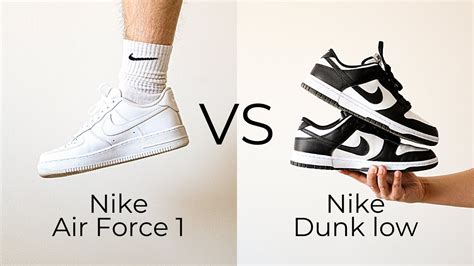 Air Force 1 vs. other sneakers