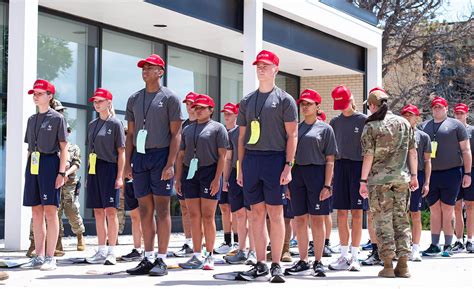 Air Force Academy cadets in formation