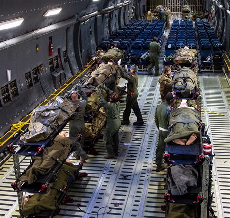 Air Force Aeromedical Evacuation Team in action