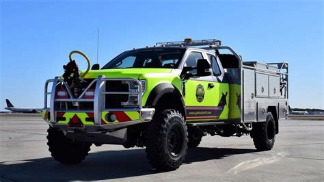 Air Force ARFF Truck Response