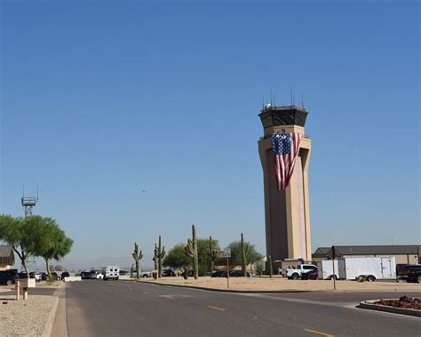 Aerial view of a major Air Force base in the United States