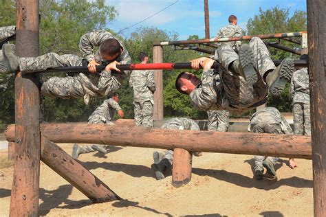 Air Force boot camp obstacle course