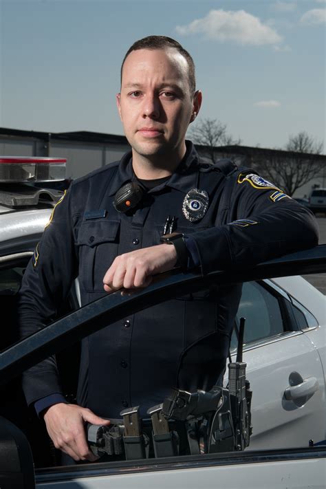 Air Force Civilian Police Officer Patrol Car