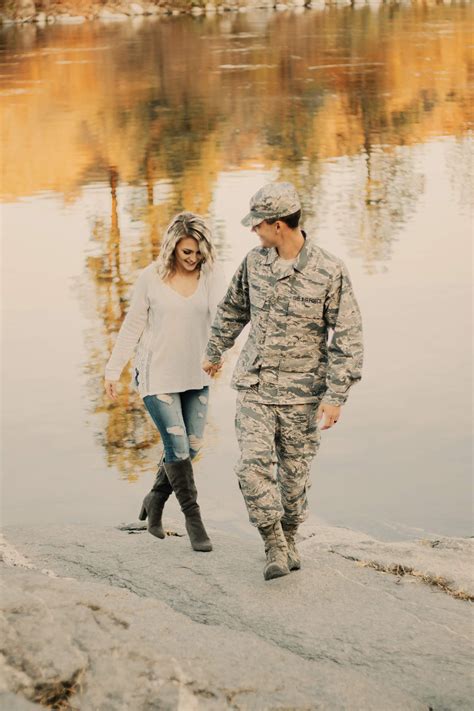 Air Force Couples Valentines Day Couples Photography