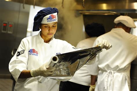 Air Force culinary specialists in action