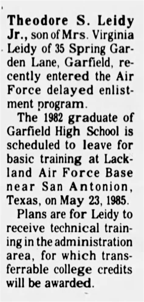 Air Force Delayed Enlistment Program