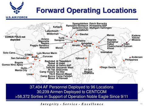 Air Force Deployment Locations 1