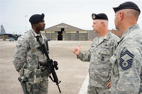 Air Force Military Police conducting security operations