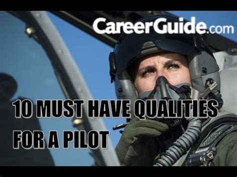 Air Force Pilot Personal Qualities