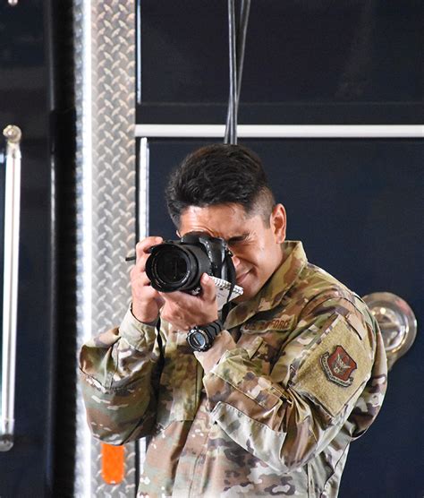 USAF Public Affairs Officer at a press conference