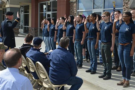 Inside an Air Force Recruiting Station