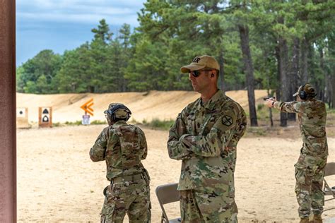 Air Force Reserve members in training