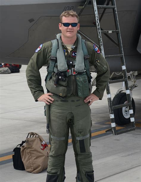 Air Force Reserve Pilot in Flight Suit