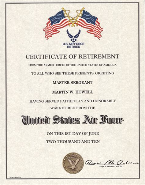 Air Force Retirement