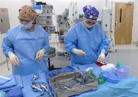 Air Force Surgical Technologist in operating room