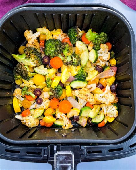 Air Fryer Vegetable Cooking