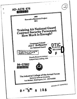 Air National Guard contracts information