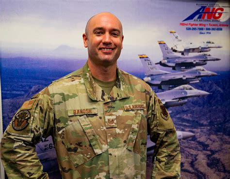 Air National Guard Recruiter at a Career Fair