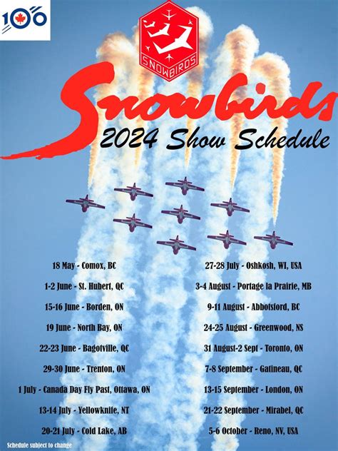 Air Show Schedule