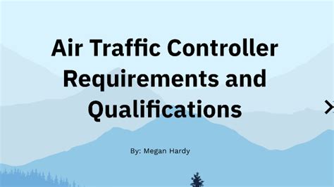 Air traffic control requirements