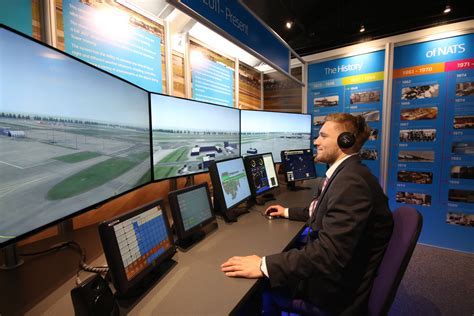 Air Traffic Controller Directing Aircraft