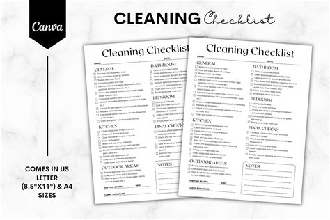 Airbnb Cleaning Checklist Template 2