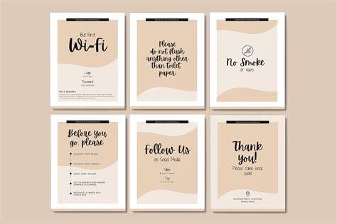 Airbnb Guest Book Template Examples