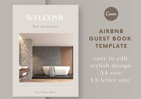 Airbnb Guest Book Template Format