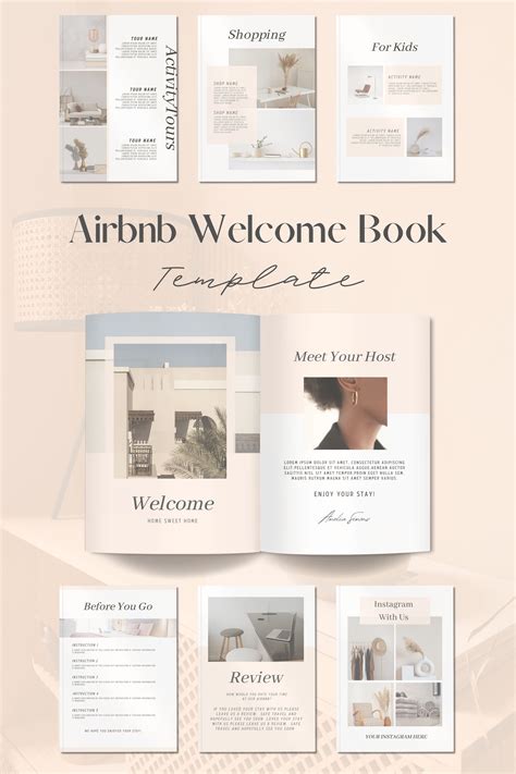 Airbnb Guest Book Template for Hosts