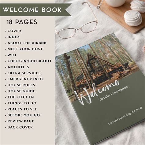 Airbnb host welcome book template