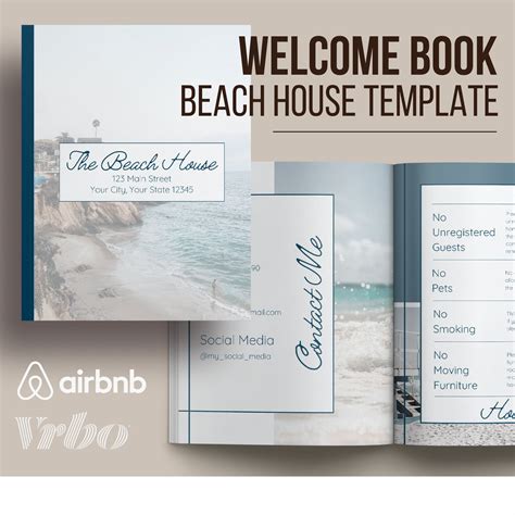 Airbnb welcome book template