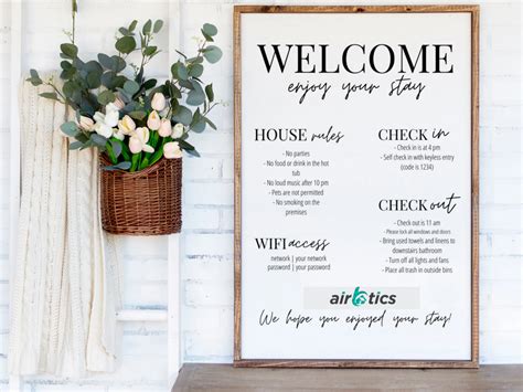 Airbnb Welcome Message Template 4