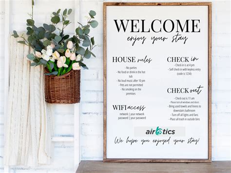 Airbnb Welcome Message Template 6