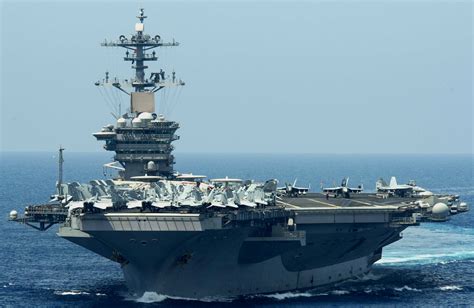 Aircraft Carrier CVN 71 in action