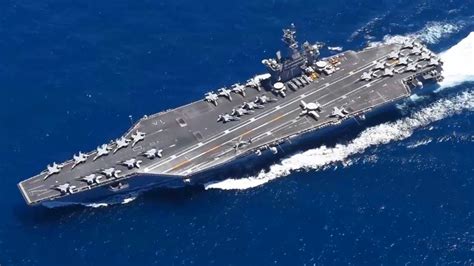 Aircraft Carrier CVN 71 in action