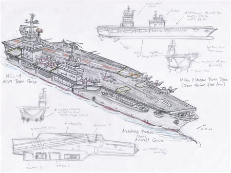 Aircraft carrier drawing 1