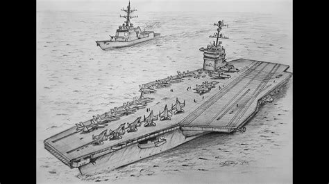 Aircraft carrier drawing 3