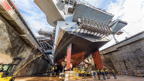 Aircraft Carrier in Dry Dock