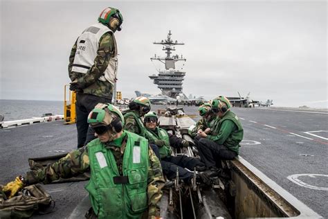 Aircraft Carrier Maintenance Crew