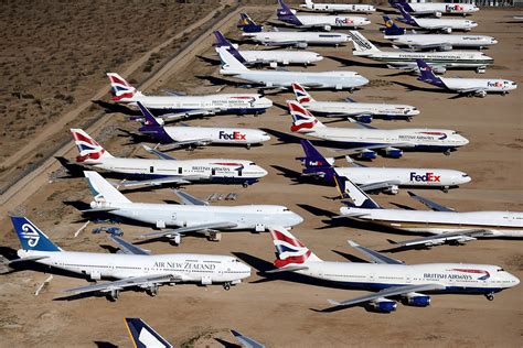 Aircraft storage at the Boneyard